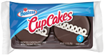 Package of two Chocolate Flavor Hostess Cupcakes.