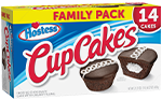 Family pack box of Chocolate Flavor Hostess Cupcakes.