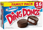 Family pack box of Hostess Ding Dongs.