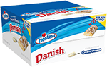 Club pack of Hostess Cream Cheese Danishes.