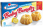 Box of Lemon Drizzle Flavor Hostess Baby Bundts.