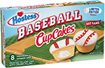 Vanilla Baseball CupCakes 8ct package